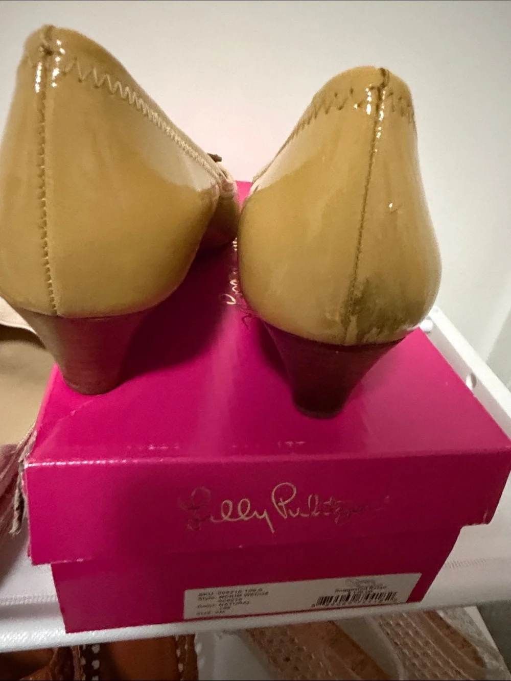 Tory Burch leather peep